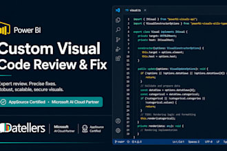 review, fix, and polish your power bi custom visual source code