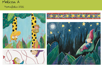 create whimsical illustrations for childrens books or personal projects