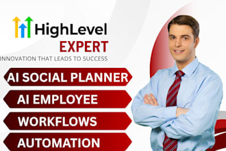 gohighlevel ai social planner ai employee ghl workflow automation ghl setup