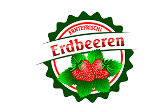 make high quality strawberry logo on plastik shopping bag
