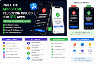 fix app store rejection issues for ios apps