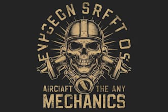 make high quality summer skull t shirt logo graphic design