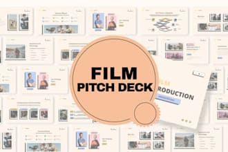 do film or movie pitch deck redesign powerpoint presentation investor pitch deck