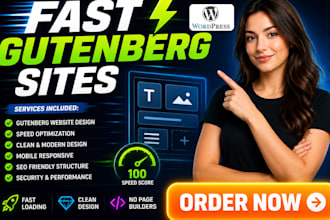 create gutenberg wordpress website using kadence block, generatepress, spectra
