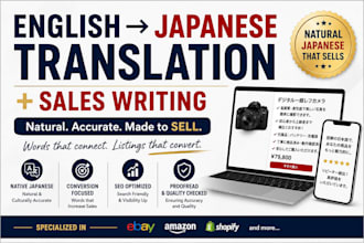 translate english to japanese naturally and accurately