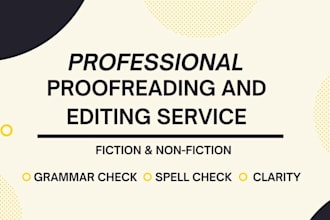 edit, proofread, spell check and grammar check english books