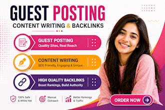 write SEO blog posts and guest post content