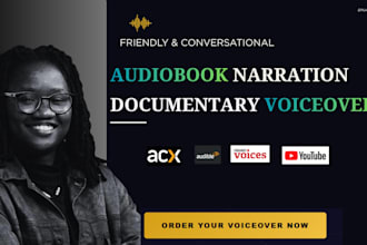 narrate audiobooks or documentary in south african voiceover