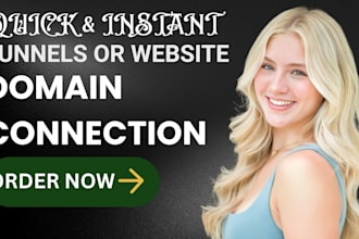quick connect, fix domain to systeme io, mailerlite, godaddy