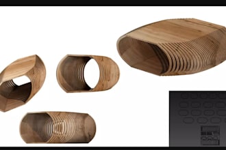 design parametric architecture and furniture for cnc, laser cut and 3d modeling