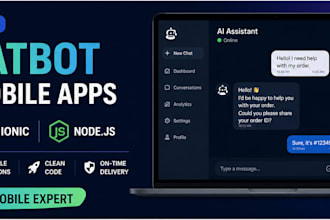 build web or mobile apps using angular ionic ai integrations
