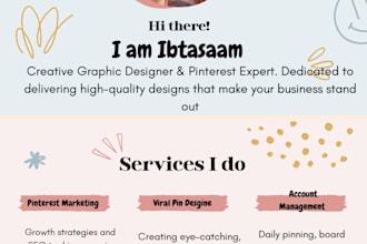 be your pinterest manager and create viral pin designs