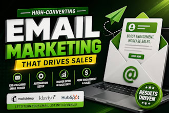 create and manage email marketing campaigns that drive sales