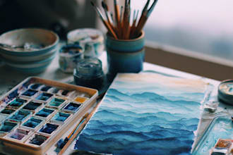 paint watercolor illustration and watercolor art