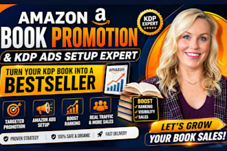 amazon KDP promotion, amazon book marketing, kindle book promotion,kdp ads setup