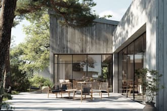 create photorealistic outdoor renders, landscape design