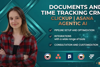 set up clickup asana agentic ai smartsheet meister task for docs time tracking