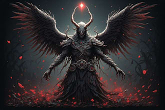 design scary monsters and dark fantasy characters