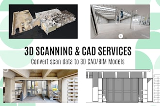 lidar scan properties and convert into 2d or 3d plans
