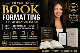 design and format your book interior for a polished and print ready look