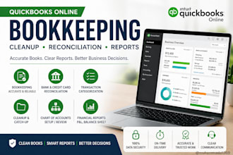 clean up and reconcile your quickbooks online books
