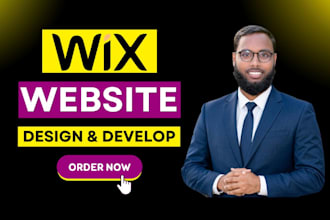 design and develop wix website