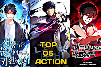draw webtoon web comic shonen anime manga manhwa light cover graphic novel