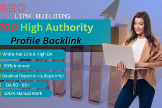 provide 700 high authority seo profile backlinks