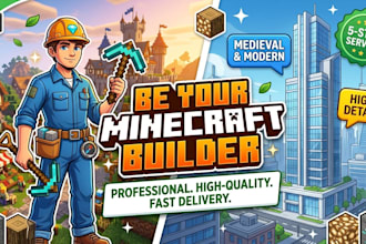 be your minecraft builder