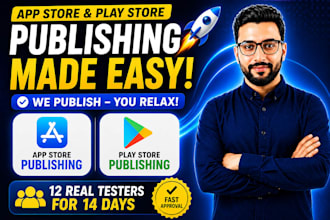 build publish and upload your  app on appstore playstore
