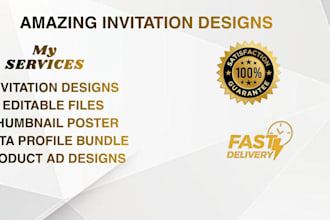 design canva invitations, posters and instagram brand kits
