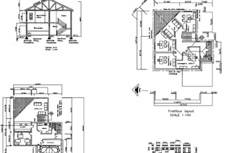 do an office area like this in cad