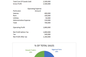 manage and create portfolios for financial accounting