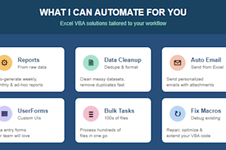 automate your excel tasks and build vba macros to save hours of work
