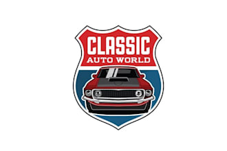 design classic automotive car business logo