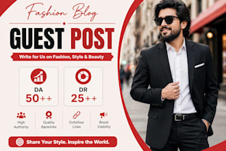 do fashion blogger outreach for guest posts and backlinks
