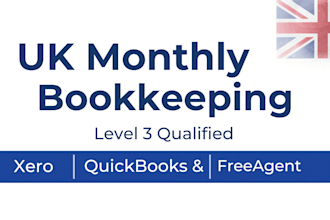 do your UK monthly bookkeeping and mtd vat returns