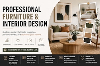 help with interior design or onboarding property