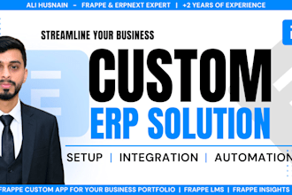 develop custom erpnext apps and automate your business