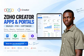 redesign, develop, and optimize your zoho creator apps and portals