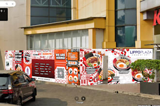 design high impact hoarding, signage, or billboard