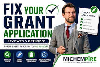 review edit and optimize your grant application for submission