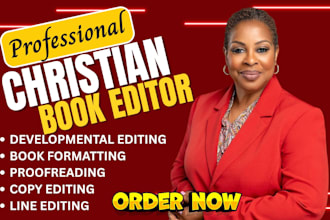 edit your christian nonfiction devotional or faith based book
