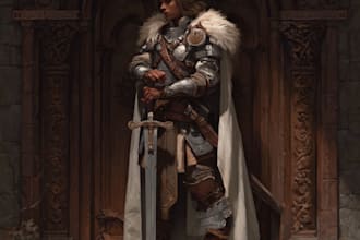 draw your dnd or original character art