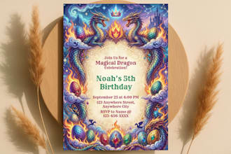 design custom themed birthday invitation