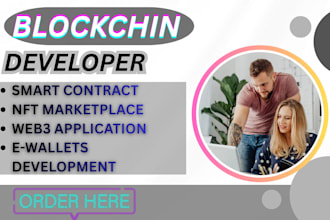 develop smart contracts and dapps with custom nft collection