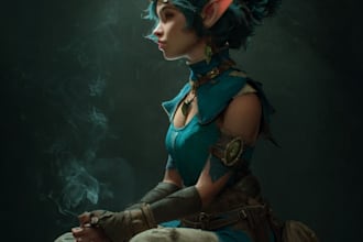 dnd character art and dnd character art