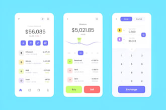 develop a decentralized crypto wallet app for IOS and android