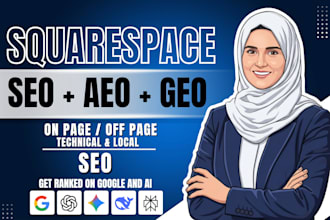do squarespace SEO for google and ai search rankings