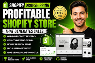 build a shopify store that generate sales